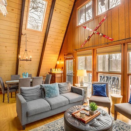 A-Frame Cabin With Hot Tub 1 Mi To Beech Mountain! Εξωτερικό φωτογραφία